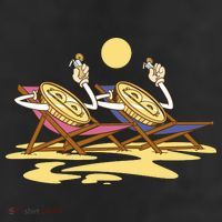 Bitcoin Crypto Beach Vacation Cool Comfort Performance Bucket Hat