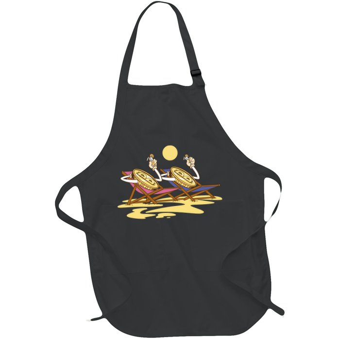 Bitcoin Crypto Beach Vacation Apron