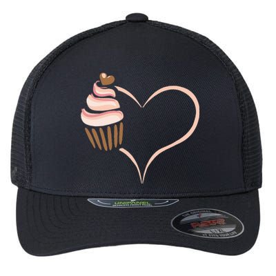 Baking Cupcake Cute Bakery Muffin Baking Cooking Flexfit Unipanel Trucker Cap