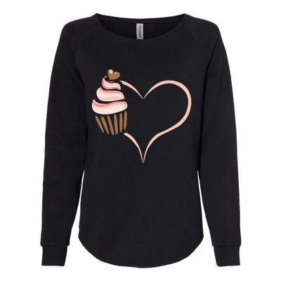 Baking Cupcake Cute Bakery Muffin Baking Cooking Womens California Wash Sweatshirt