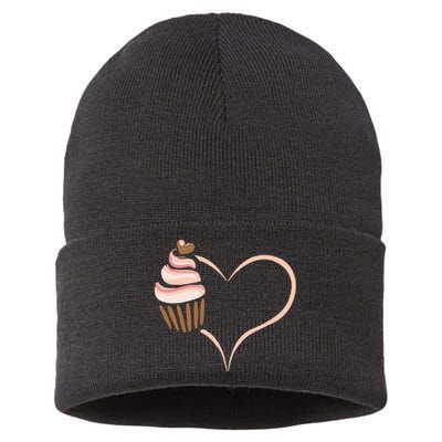 Baking Cupcake Cute Bakery Muffin Baking Cooking Sustainable Knit Beanie