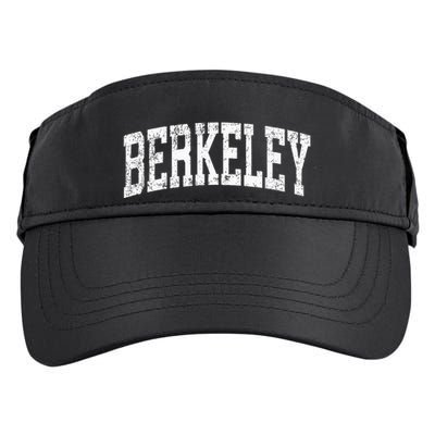 Berkeley California Ca Vintage Athletic Sports Design Adult Drive Performance Visor