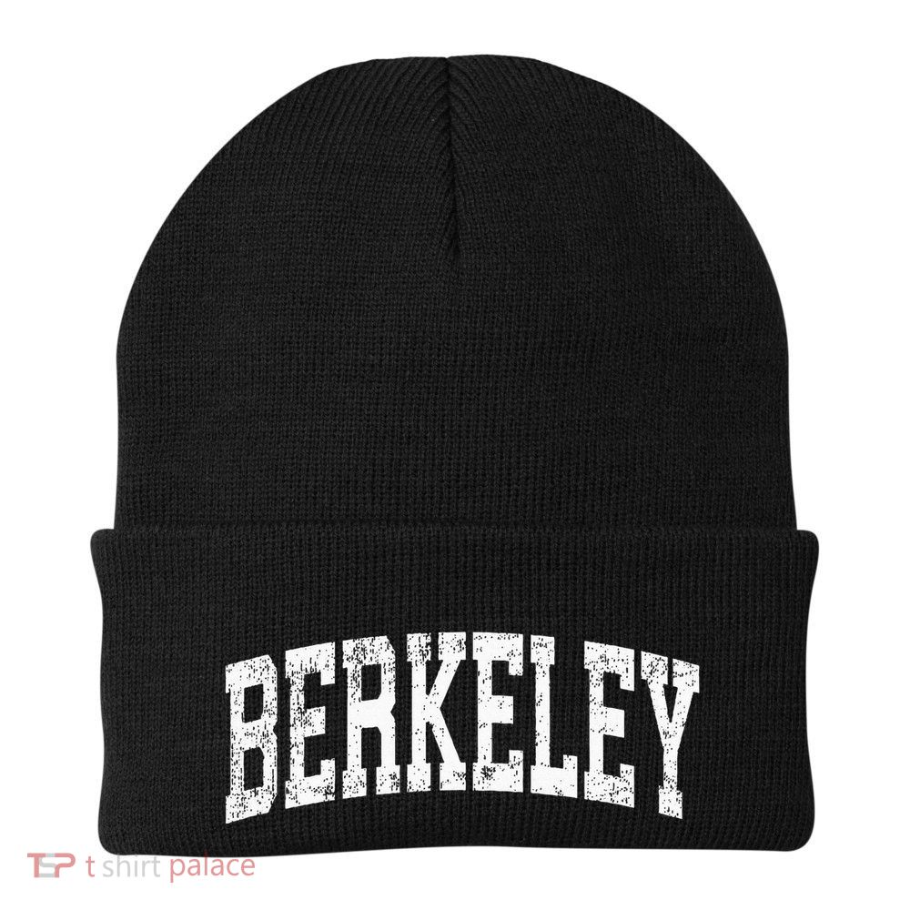 Berkeley California Ca Vintage Athletic Sports Design Beanie