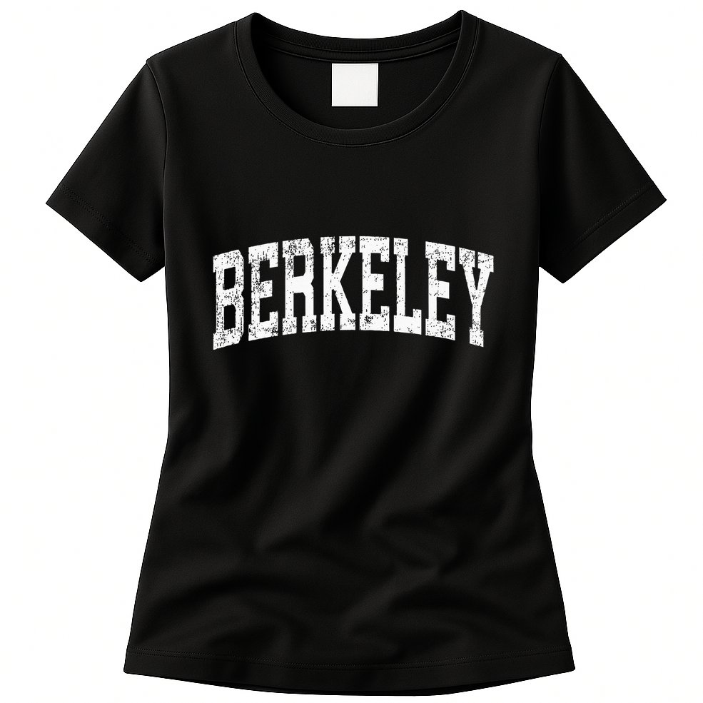 Berkeley California Ca Vintage Athletic Sports Design Womens T-Shirt