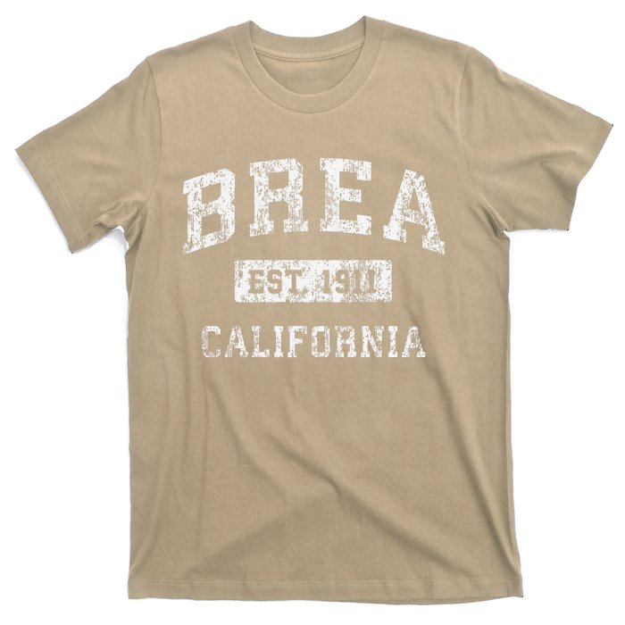 Brea California Ca Vintage Established T-Shirt