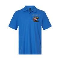 Breckenridge Colorado Cool Snowboard Christmas Santa Gift Softstyle Adult Sport Polo