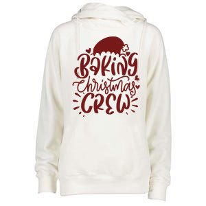 Baking Christmas Crew Holiday Womens Funnel Neck Pullover Hood