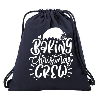 Baking Christmas Crew Holiday Drawstring Bag