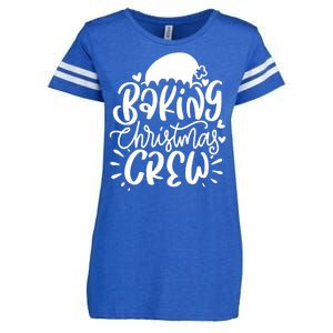 Baking Christmas Crew Holiday Enza Ladies Jersey Football T-Shirt