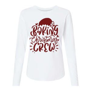 Baking Christmas Crew Holiday Womens Cotton Relaxed Long Sleeve T-Shirt