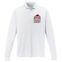 Baking Christmas Crew Holiday Performance Long Sleeve Polo