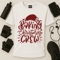 Baking Christmas Crew Holiday Cooling Performance Crew T-Shirt
