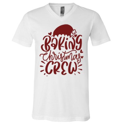 Baking Christmas Crew Holiday V-Neck T-Shirt