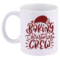 Baking Christmas Crew Holiday 11oz C Handle Ceramic Mug