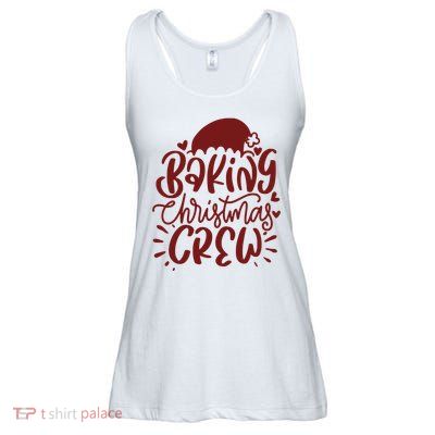 Baking Christmas Crew Holiday Ladies Essential Flowy Tank