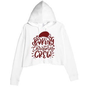 Baking Christmas Crew Holiday Crop Fleece Hoodie