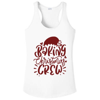 Baking Christmas Crew Holiday Ladies PosiCharge Competitor Racerback Tank