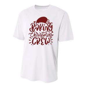 Baking Christmas Crew Holiday Youth Performance Sprint T-Shirt