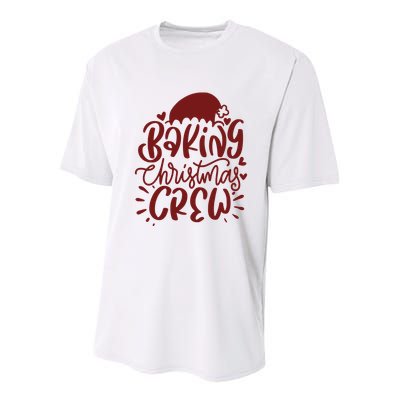 Baking Christmas Crew Holiday Youth Performance Sprint T-Shirt