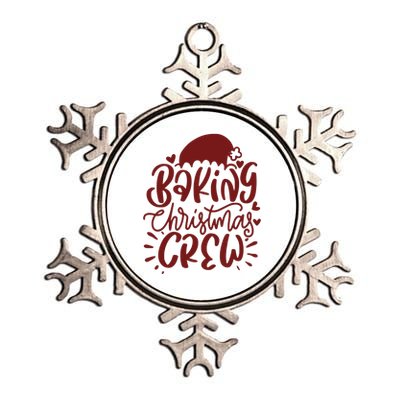 Baking Christmas Crew Holiday Metallic Star Ornament