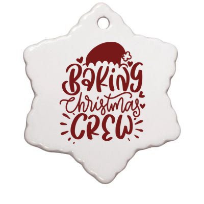 Baking Christmas Crew Holiday Ceramic Star Ornament