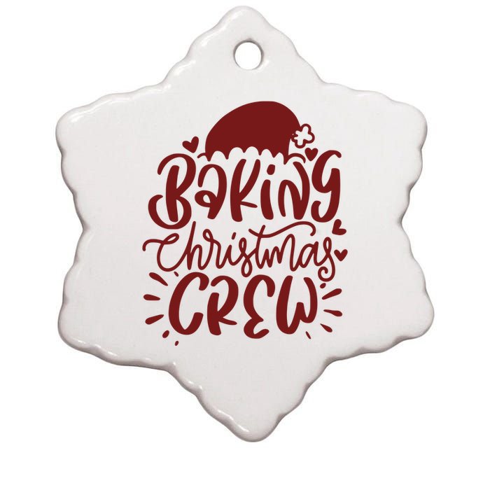 Baking Christmas Crew Holiday Ceramic Star Ornament