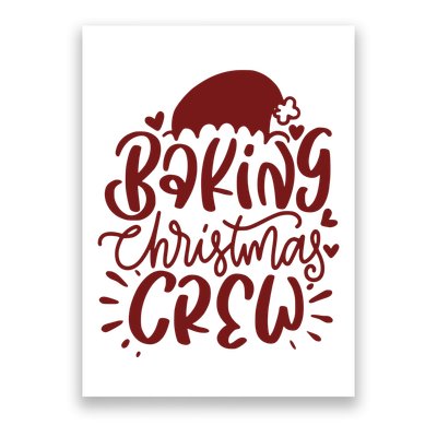 Baking Christmas Crew Holiday Poster