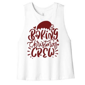 Baking Christmas Crew Holiday Women's Racerback Cropped Tank