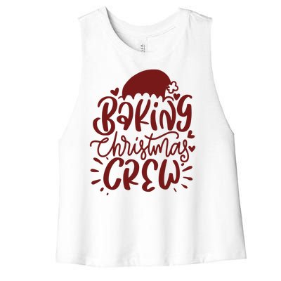 Baking Christmas Crew Holiday Women's Racerback Cropped Tank