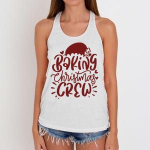 Baking Christmas Crew Holiday Women's Knotted Racerback Tank