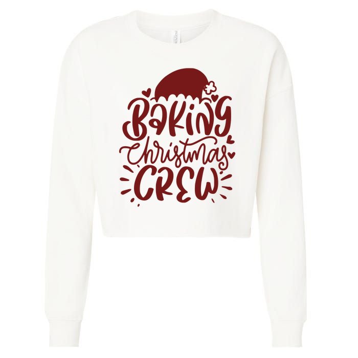 Baking Christmas Crew Holiday Cropped Pullover Crew