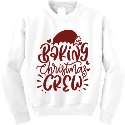 Baking Christmas Crew Holiday Kids Sweatshirt