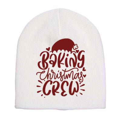 Baking Christmas Crew Holiday Short Acrylic Beanie