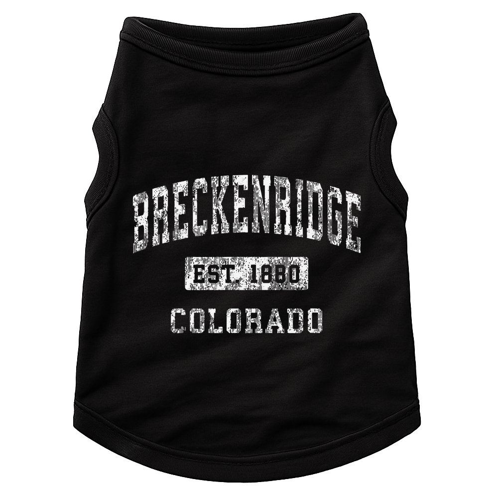 Breckenridge Colorado Co Vintage Established Doggie Tank