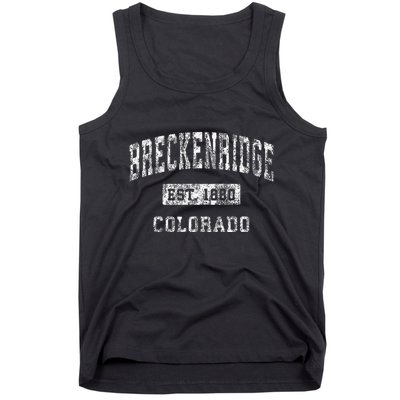 Breckenridge Colorado Co Vintage Established Tank Top