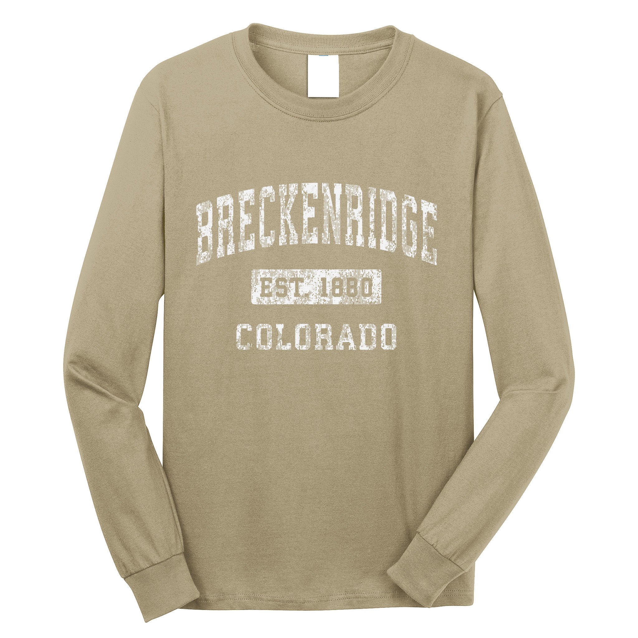 Breckenridge Colorado Co Vintage Established Long Sleeve Shirt