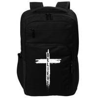 Believe Christian Cross Jesus Christ Christians Impact Tech Backpack