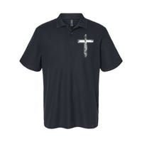 Believe Christian Cross Jesus Christ Christians Softstyle Adult Sport Polo