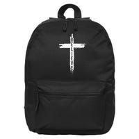 Believe Christian Cross Jesus Christ Christians 16 in Basic Backpack