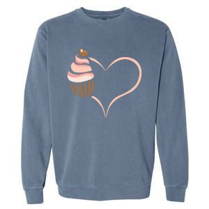 Baking Cupcake Cute Bakery Muffin Baking Cooking Garment-Dyed Sweatshirt