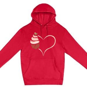 Baking Cupcake Cute Bakery Muffin Baking Cooking Premium Pullover Hoodie