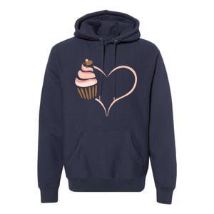 Baking Cupcake Cute Bakery Muffin Baking Cooking Premium Hoodie