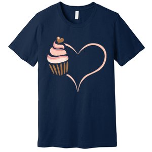 Baking Cupcake Cute Bakery Muffin Baking Cooking Premium T-Shirt