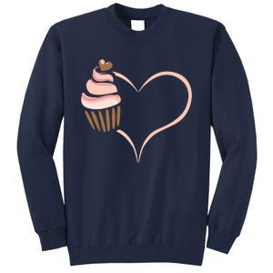 Baking Cupcake Cute Bakery Muffin Baking Cooking Tall Sweatshirt