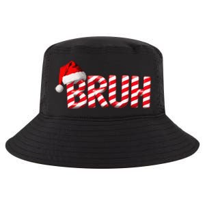 Bruh Christmas Candy Cane Funny Xmas Bruh Gift Cool Comfort Performance Bucket Hat