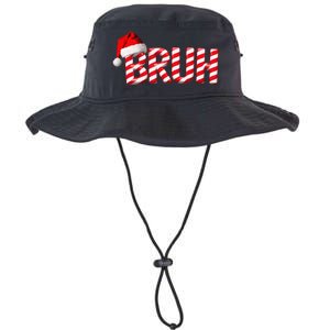 Bruh Christmas Candy Cane Funny Xmas Bruh Gift Legacy Cool Fit Booney Bucket Hat