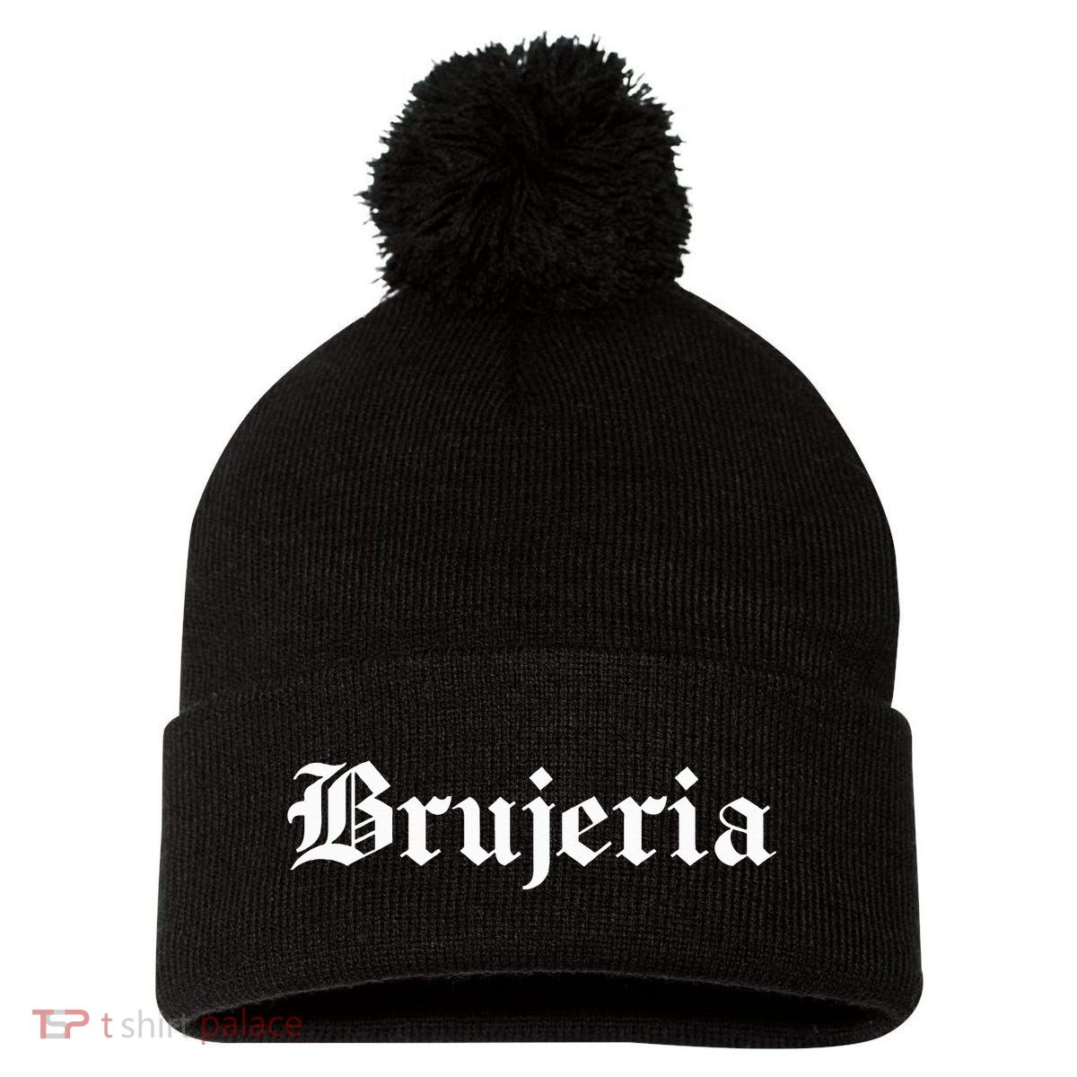 Brujeria Chola Clothing Pom Pom 12in Knit Beanie