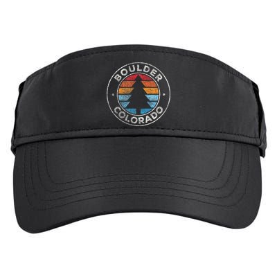 Boulder Colorado Co Vintage Retro 70s Adult Drive Performance Visor