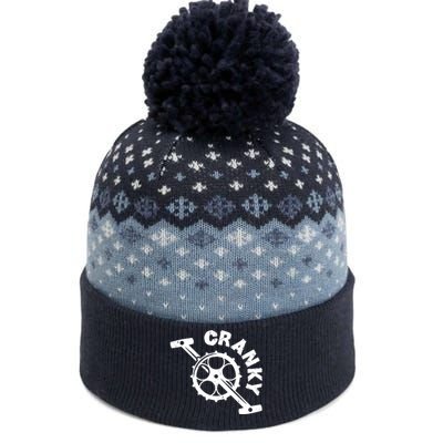 Bicycle Crank Cool Bike Rider Builder The Baniff Cuffed Pom Beanie