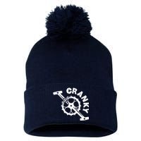 Bicycle Crank Cool Bike Rider Builder Pom Pom 12in Knit Beanie